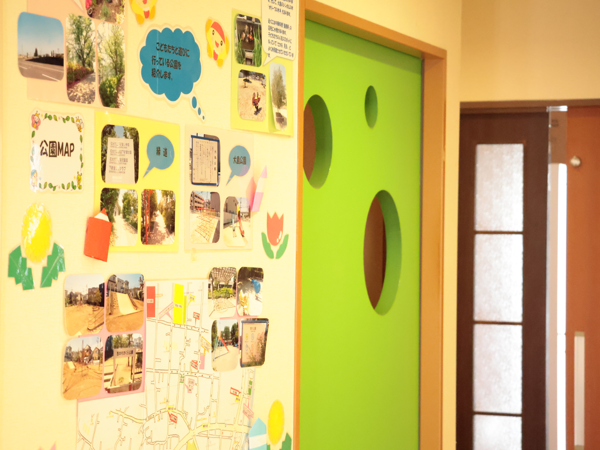 翠会ヘルスケアグループ　事業所内保育所　なごみ保育園　お散歩コースマップ